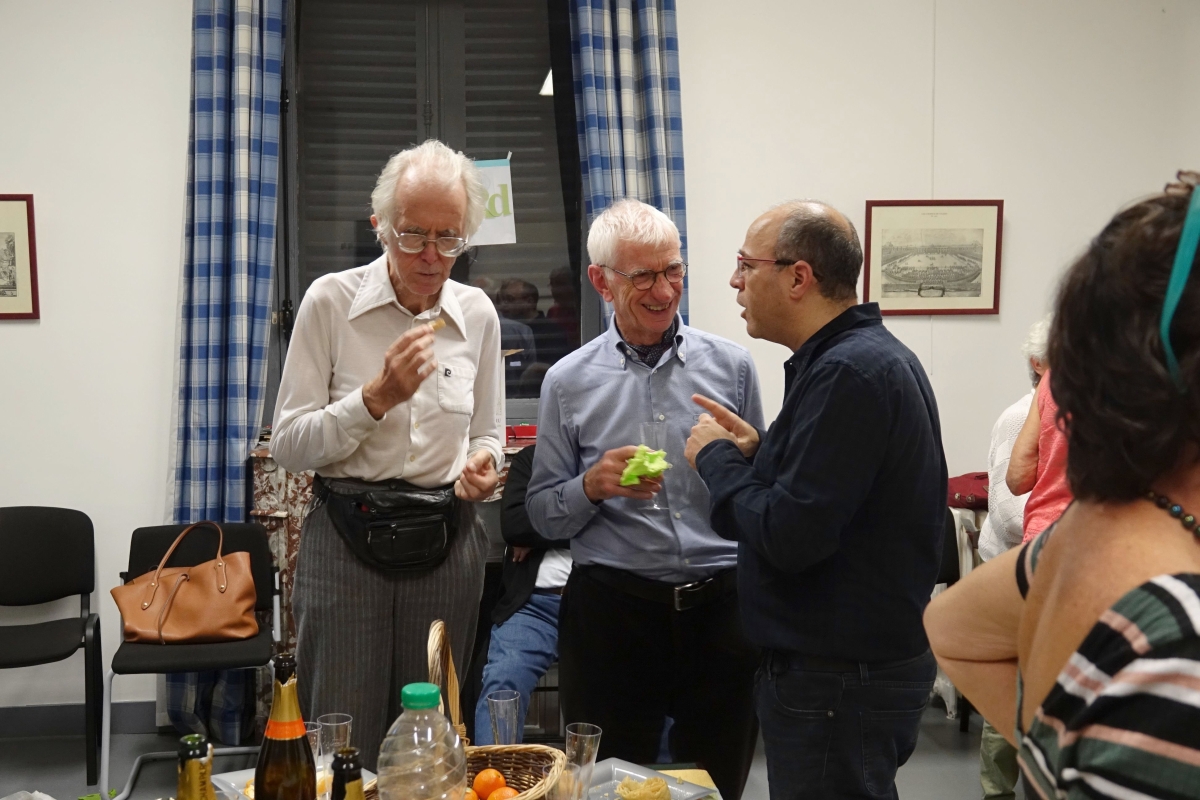 15 octobre 2019. Cocktail offert par Michel Talagrand à l'occasion de son prix Shaw de mathématiques — photo 51